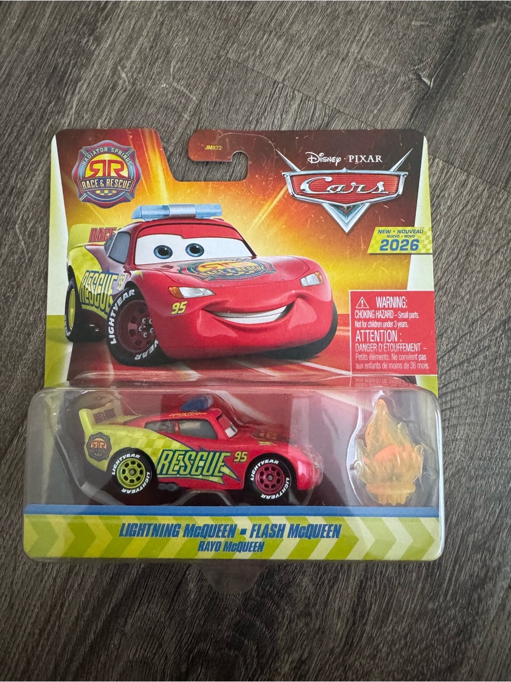 Disney Pixar Cars Race & Rescue Lightning McQueen Flash McQueen Mattel